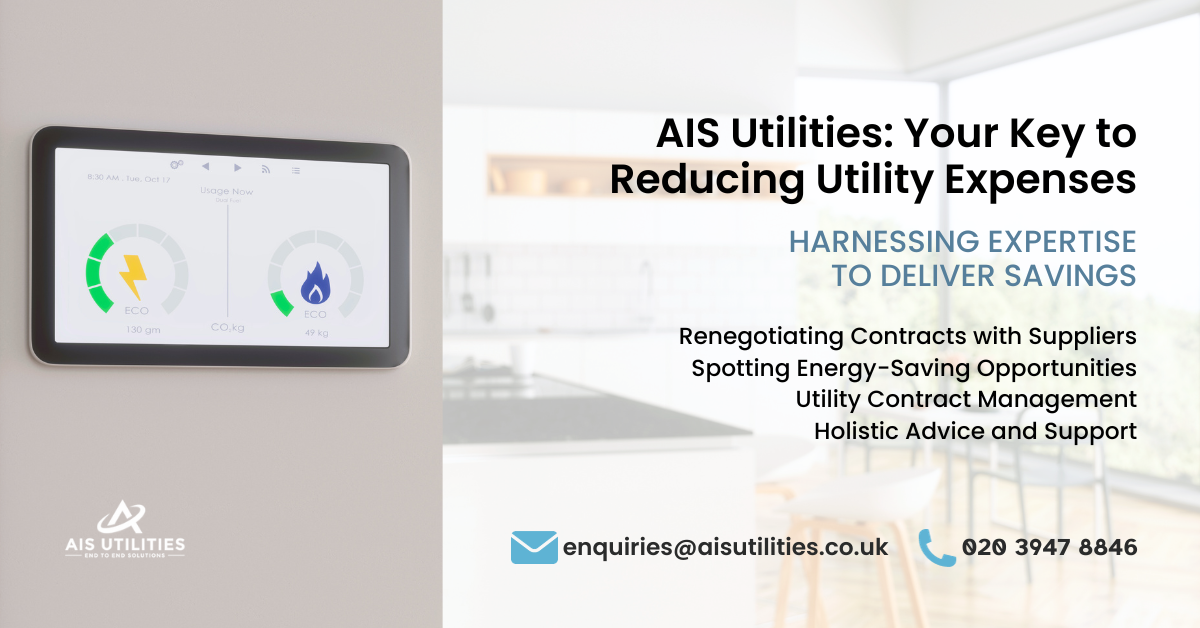 As utilities your key to reducing utility expenses.
